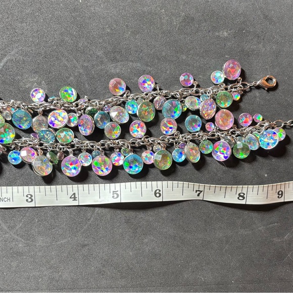 Aurora borealis multicolor iridescent Weiss like Necklace - Picture 10 of 10